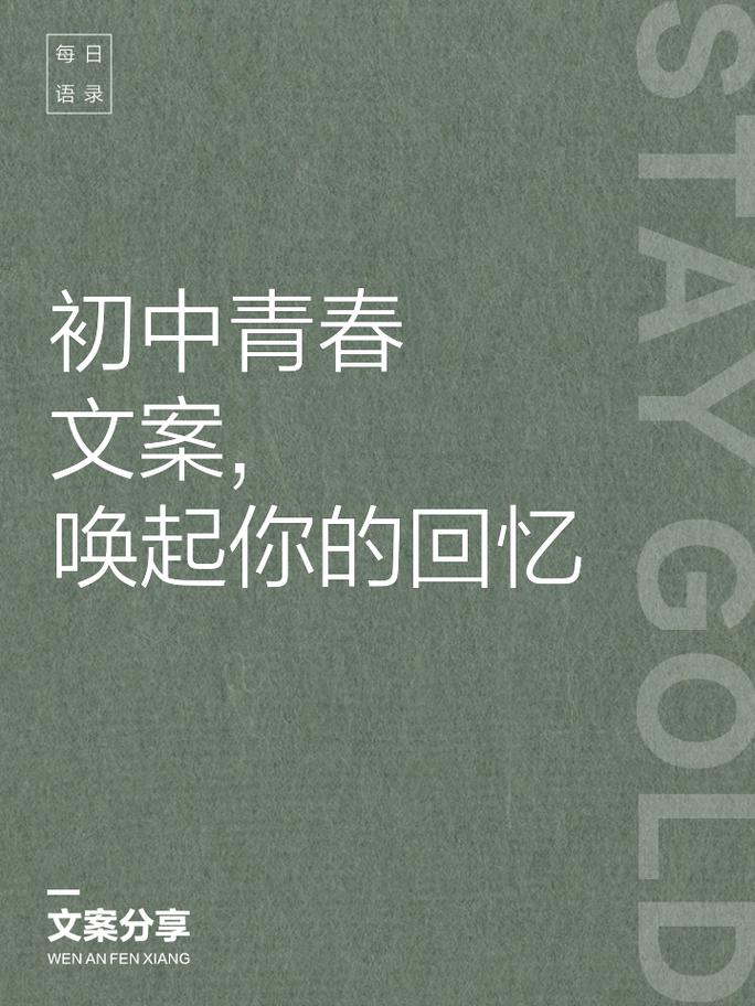 站在初中岁月的 quot