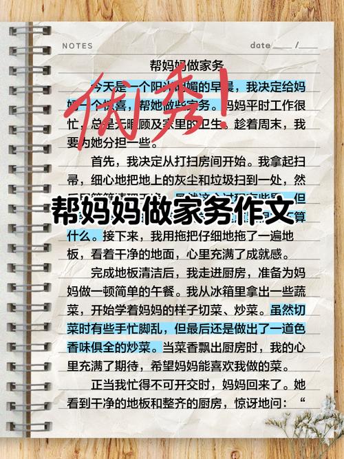 housework初中作文