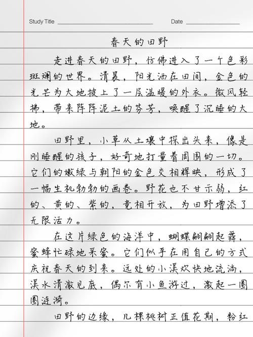 500字作文初中写景作文