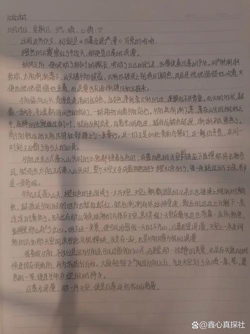 周记600字初中生10篇