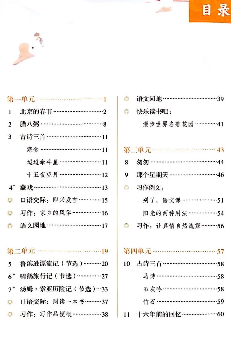 小学语文六年级下册电子课本