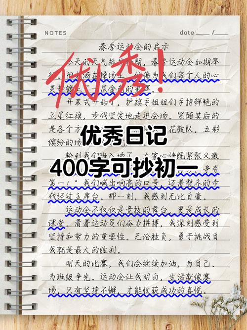 初中日记400字大全范文