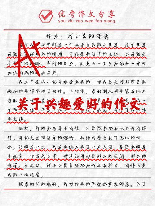 我的爱好作文600字初中