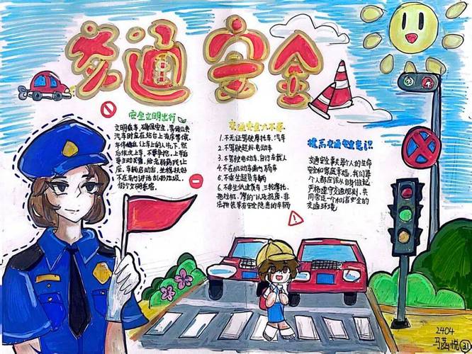 关于交通安全的手抄报初中