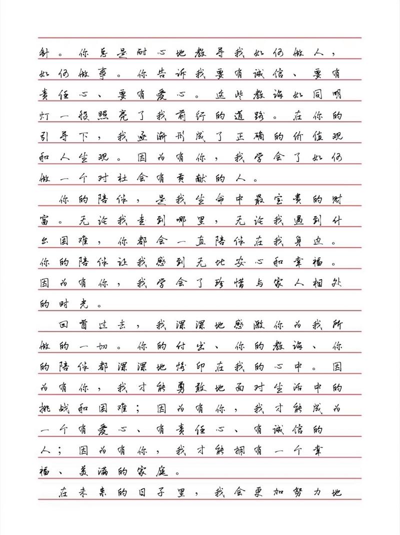 因为有你作文600字初中