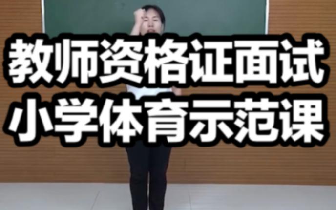 教师资格证小学数学面试视频