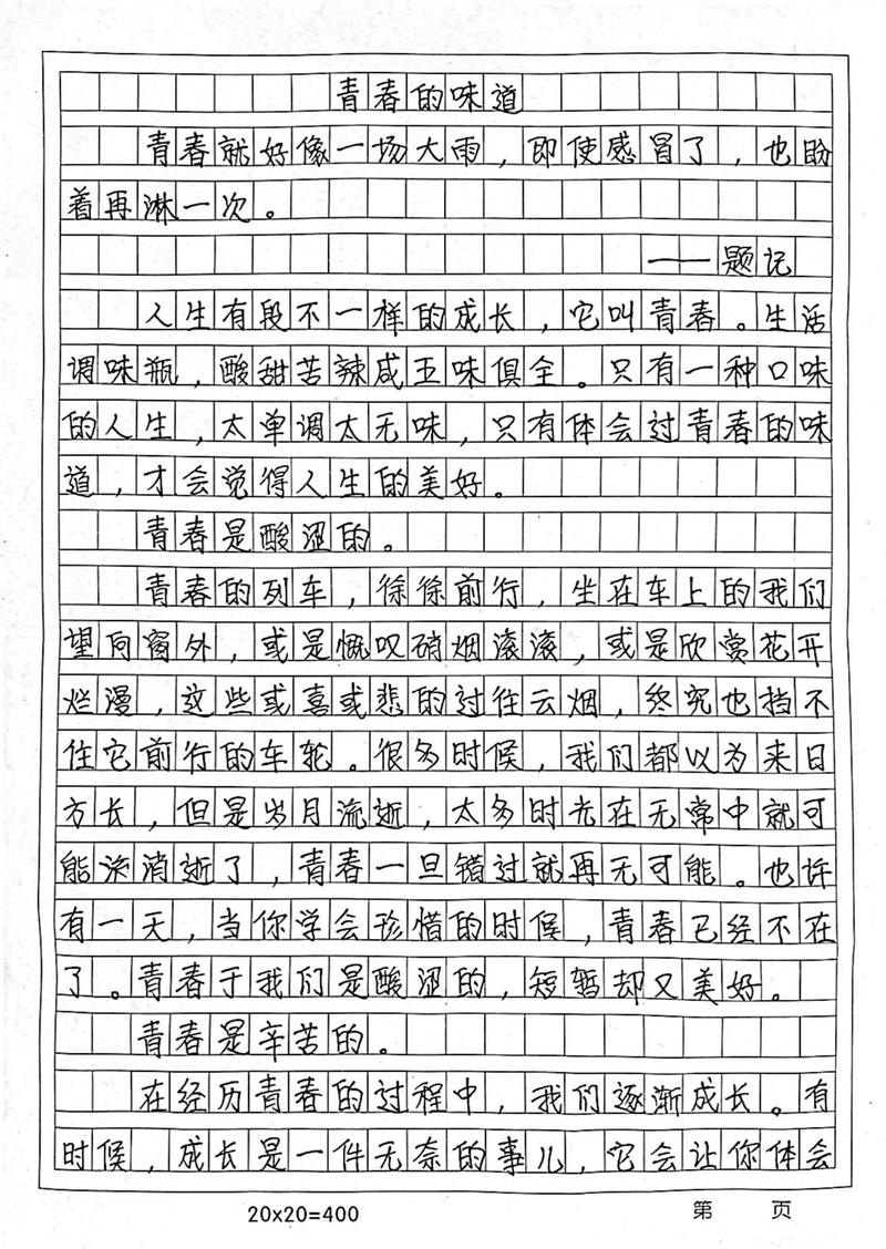 初中优秀作文大全600字