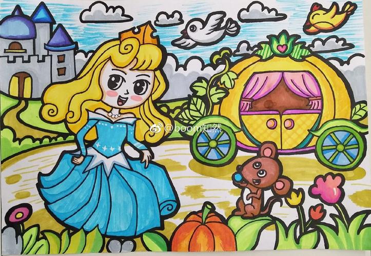 灰姑娘早教中心 画画