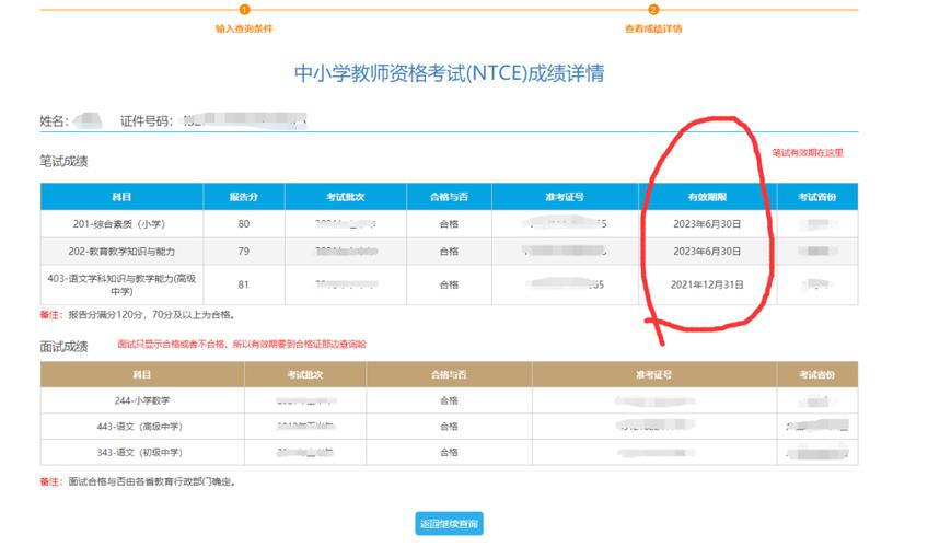 中小学教师资格成绩查询入口