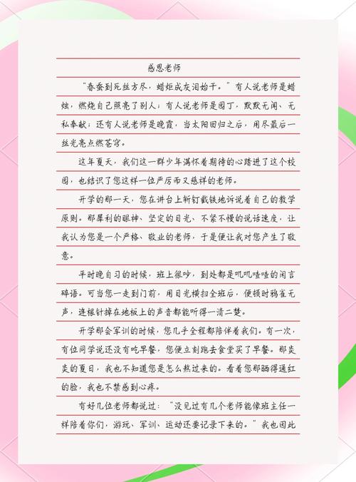 老师 您辛苦了作文初中