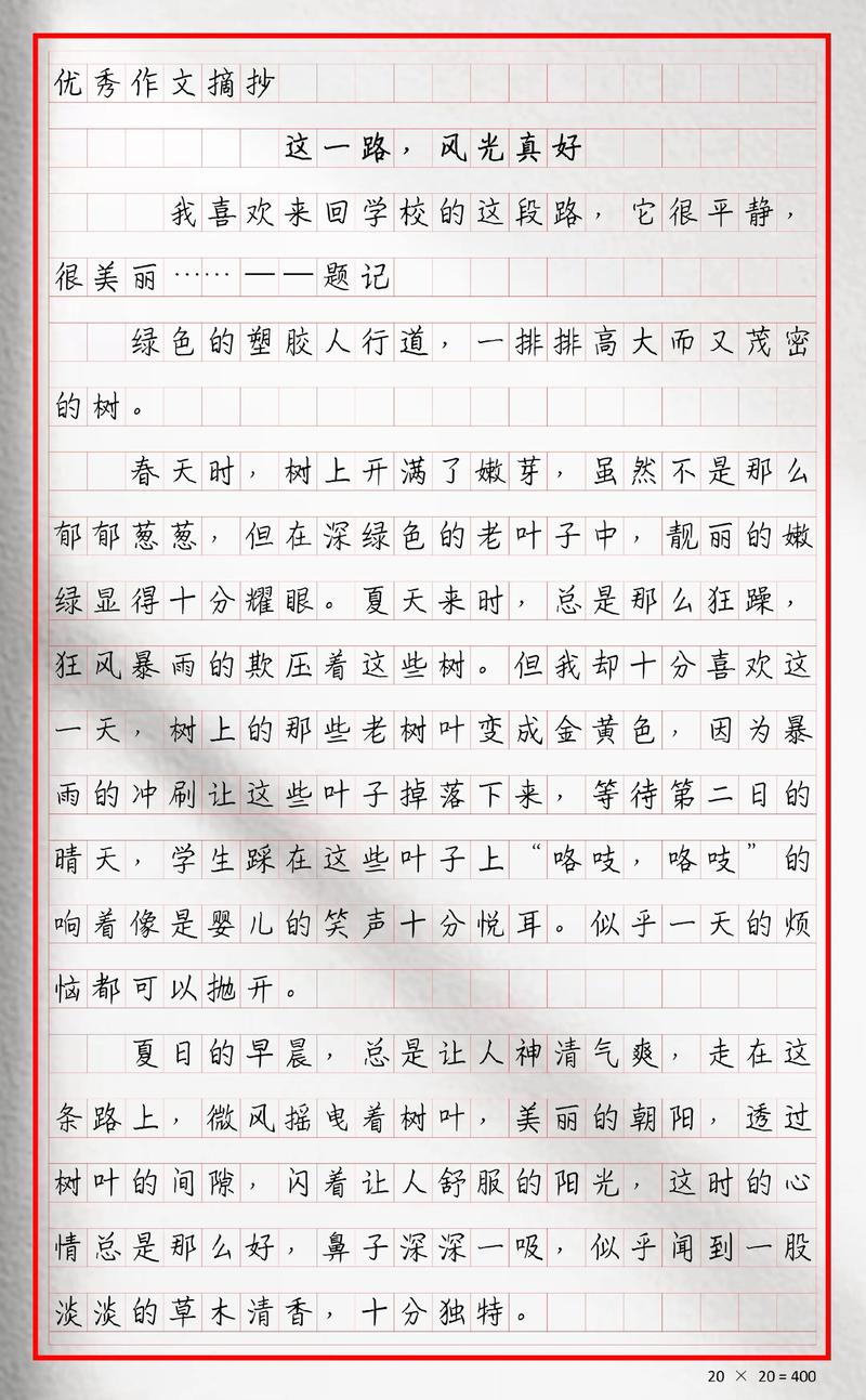 初中作文600字及点评