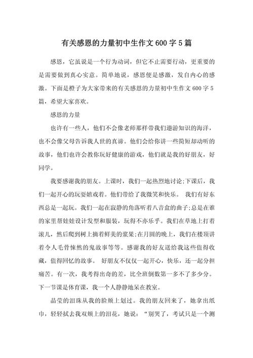 感谢初中有你相伴600