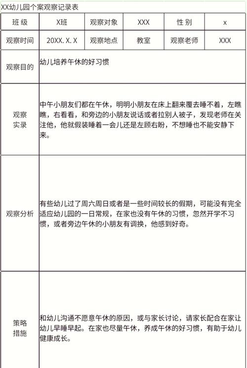 亲子早教活动观察分析