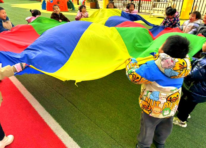 早教亲子游戏 彩虹伞