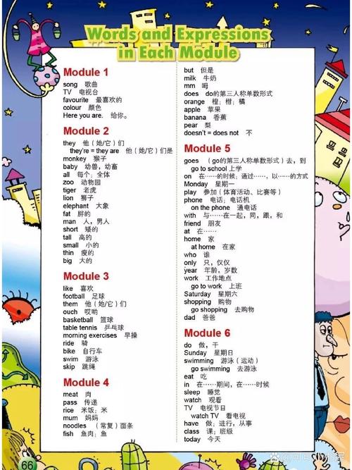 外研版小学三年级英语下册