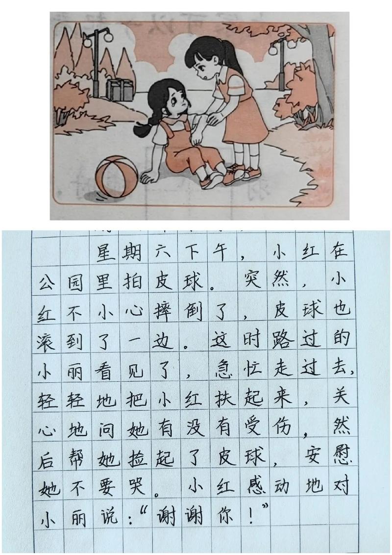 小学一年级看图写话怎么写