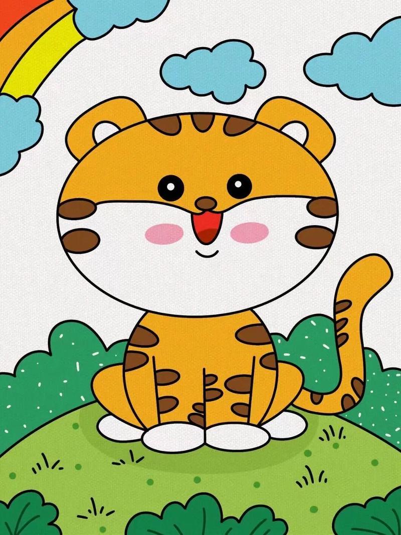 幼儿早教卡通动物猫咪