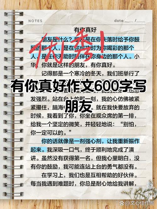 初中作文600字好朋友