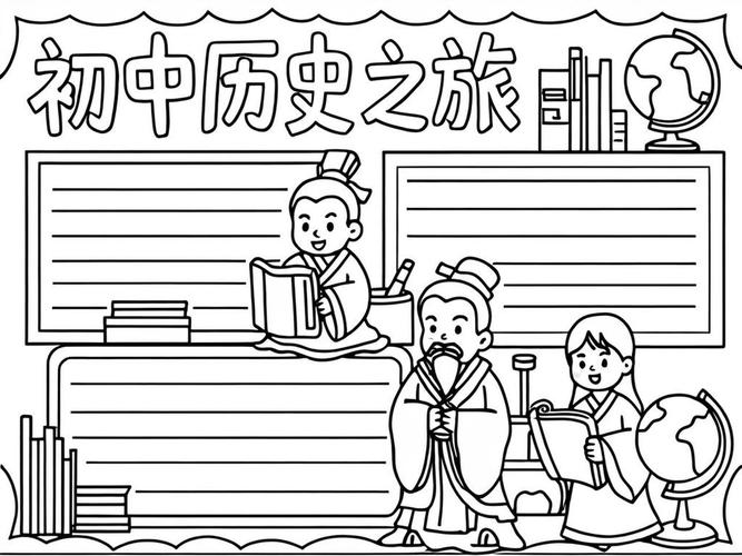 初中关于历史的小报图片