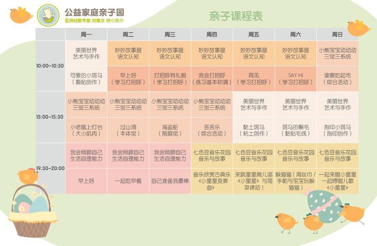 早教亲子课程点名环节