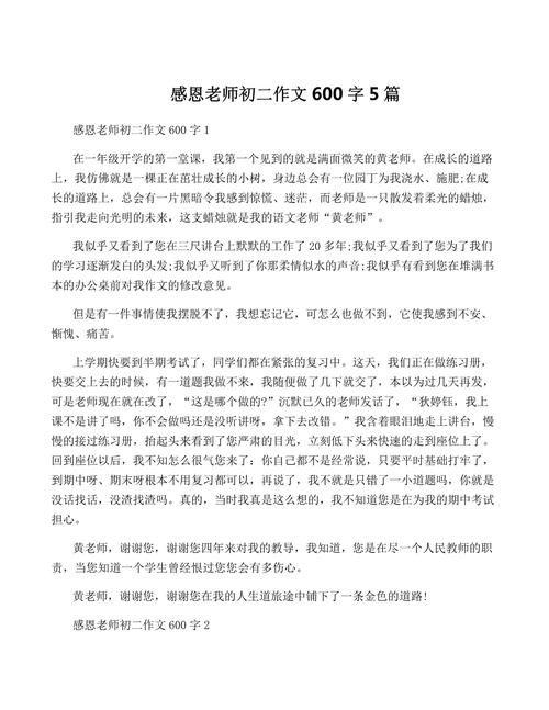 元旦感谢初中老师的作文