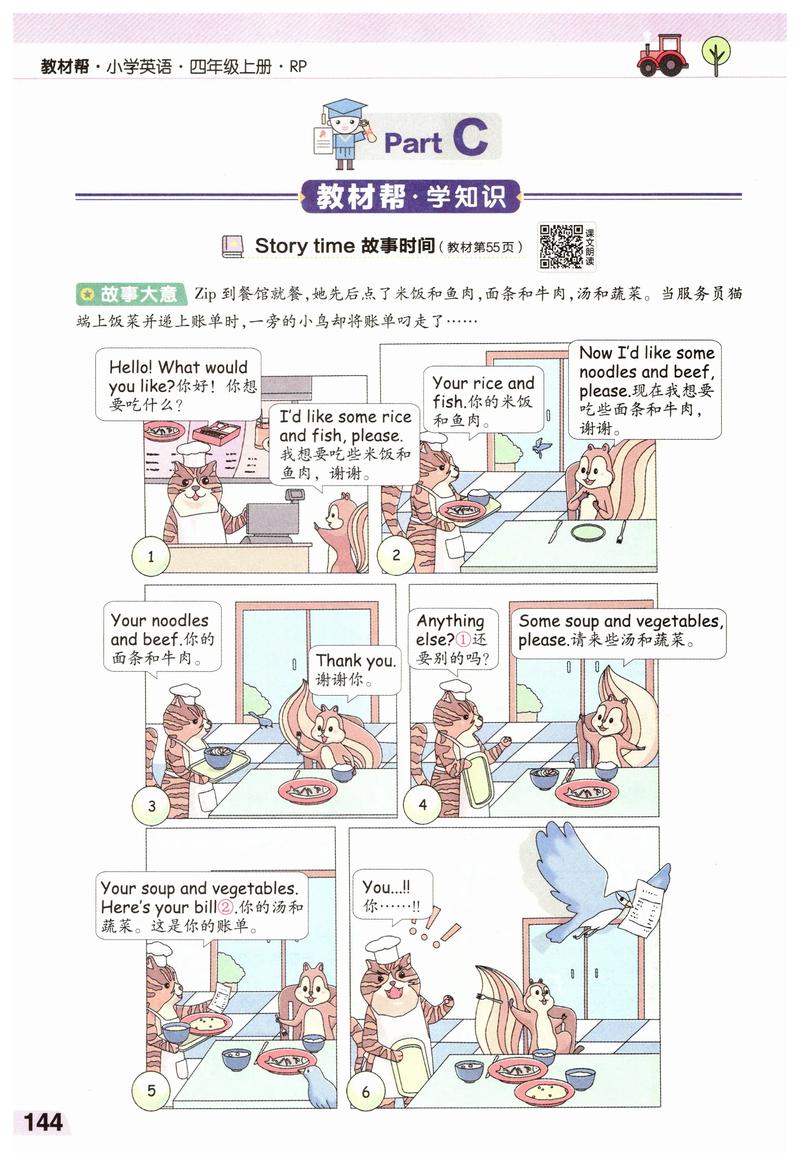 小学英语四年级上册人教版