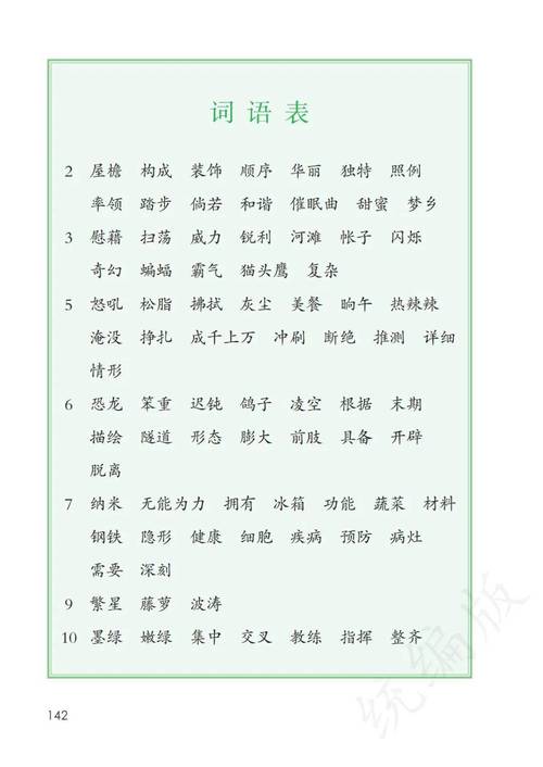 人教版小学四年级语文下册