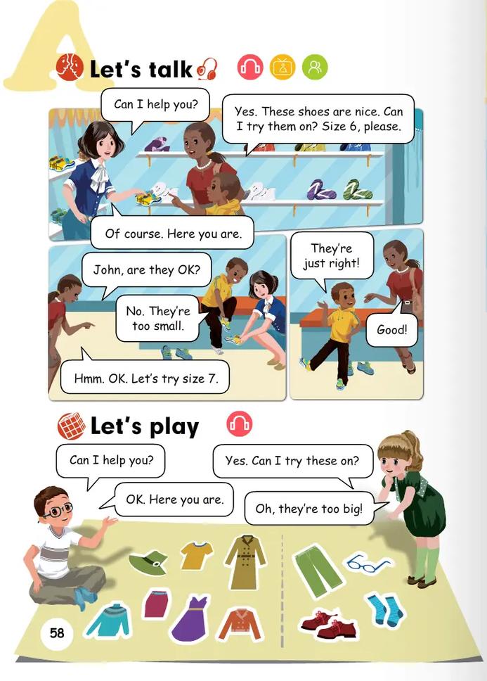 人教版小学四年级下册英语