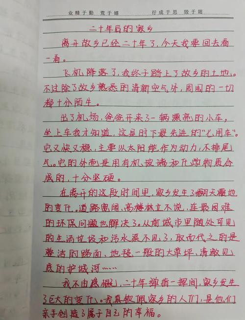 初中作文写回故乡的经历