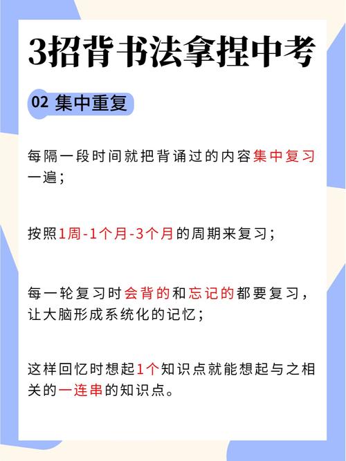 在初中怎样坚持每晚背书