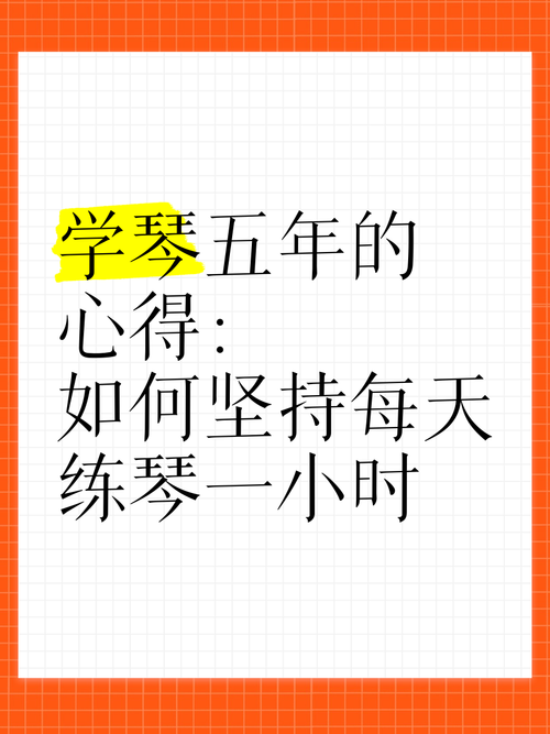 关于练琴坚持的描写初中