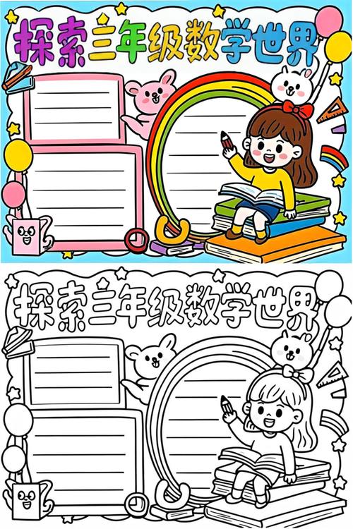 小学生三年级数学手抄报