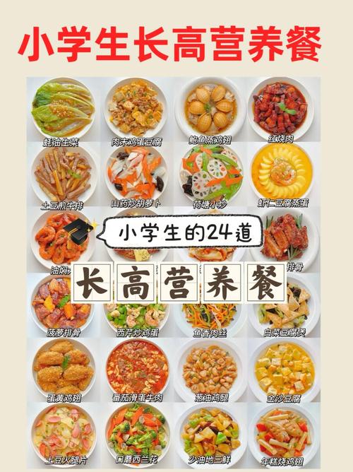 小学生一日三餐健康食谱