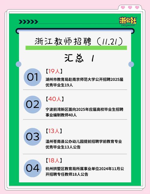 浙江江山早教老师招聘
