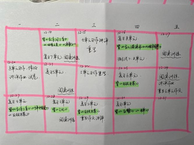 小学五年级语文复习计划