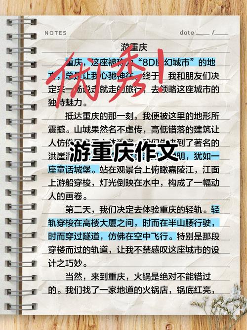 初中描写美丽重庆的文章