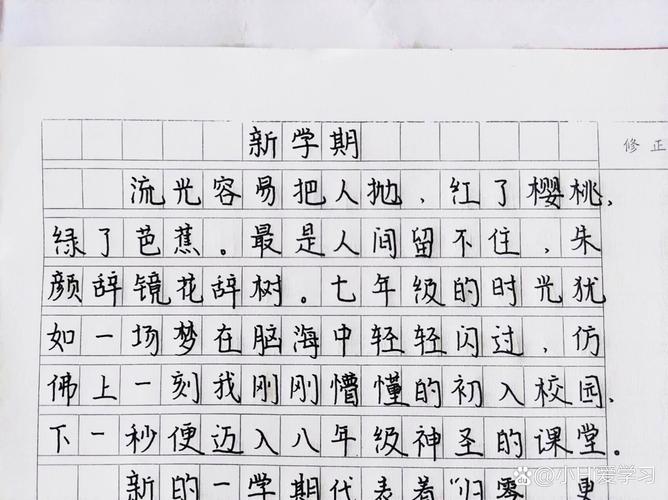 新校园新气象作文 初中