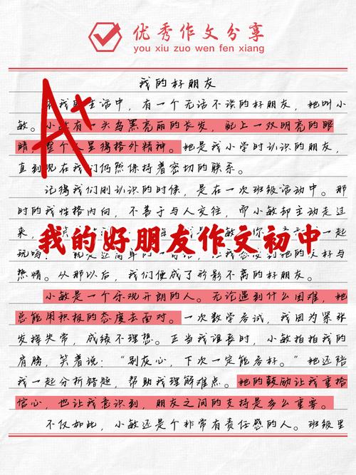 关于朋友的作文初中作文