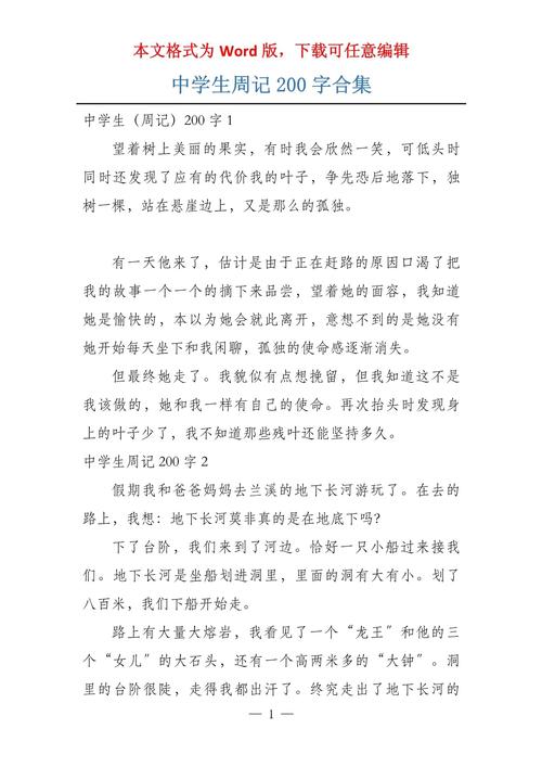 刚进入初中的作文200