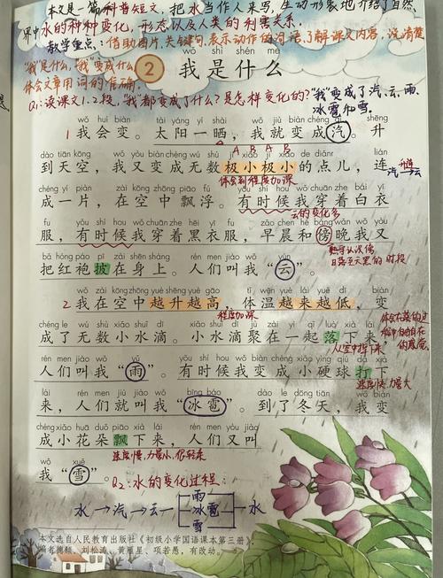 小学二年级语文我是什么