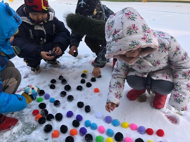 早教中心关于下雪游戏