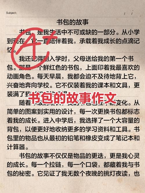 书包的爱500作文初中