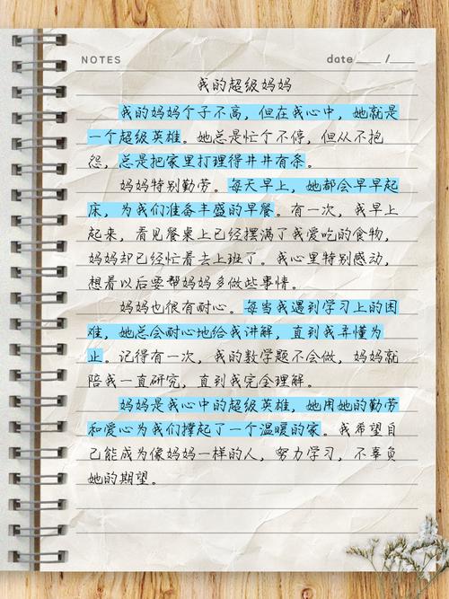 小学二年级作文我的妈妈