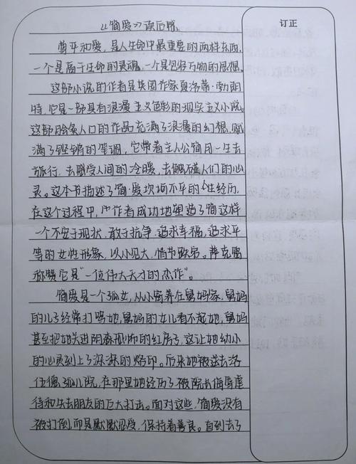 简爱的作文600字初中