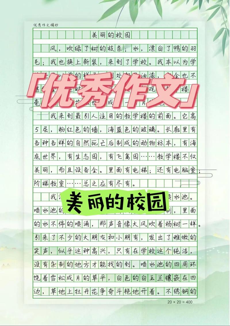 美丽的学校300字初中