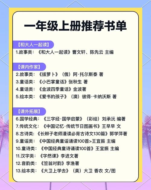 小学一年级推荐阅读书目