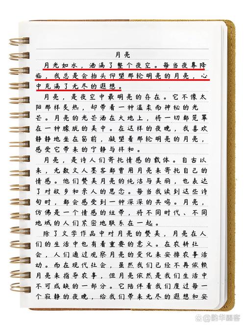 写月亮的初中作文600
