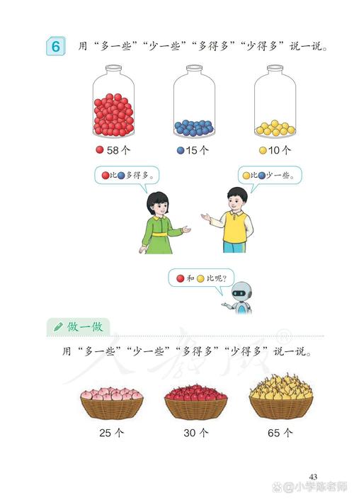 小学一年级下册数学教材