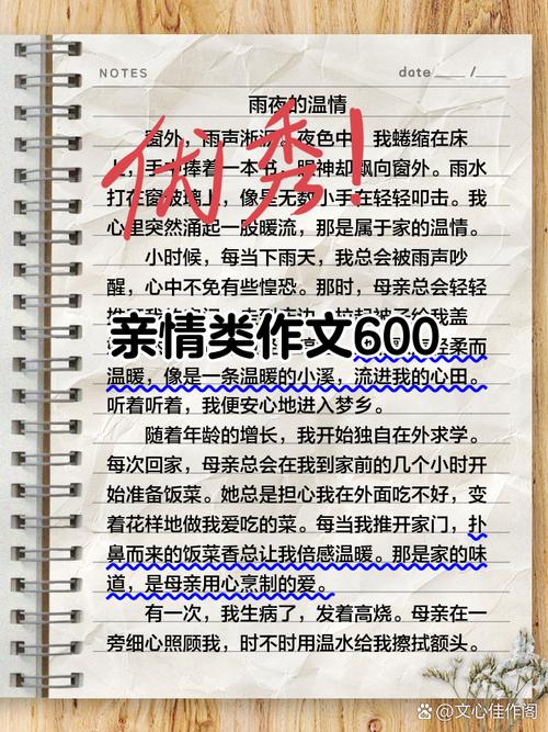朋友的亲情600字初中