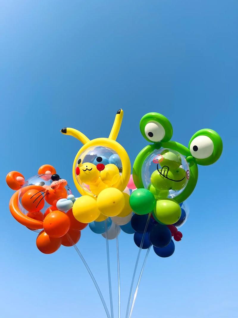 气球早教手工动物造型